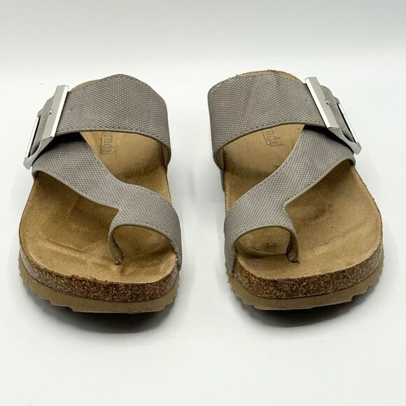 Bjorndal - Laurie Faux Leather Slip-On Single Band Toe Strap Cork Bed - Women’s - Picture 2 of 9